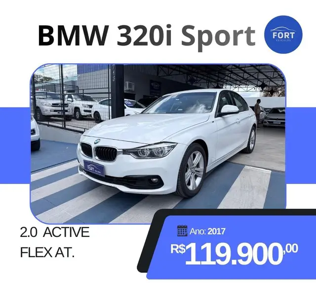 Carro BMW 320i 2017 320i Sport ActiveFlex