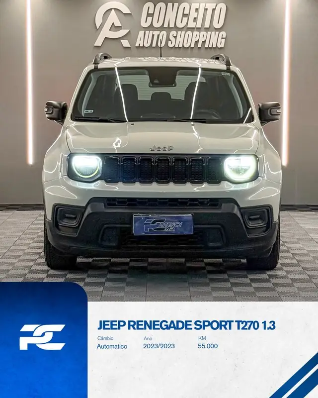 Carro Jeep Renegade 2023 Sport T270 1.3 Turbo 4x2