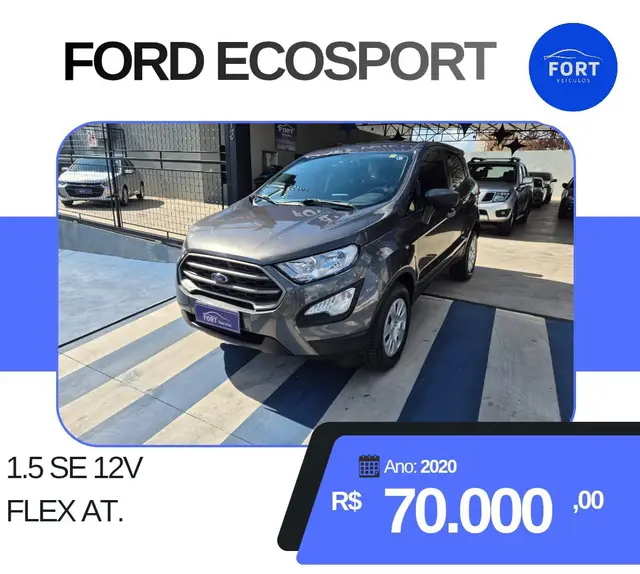Carro Ford EcoSport 2020 SE 1.5 (Aut) (Flex)
