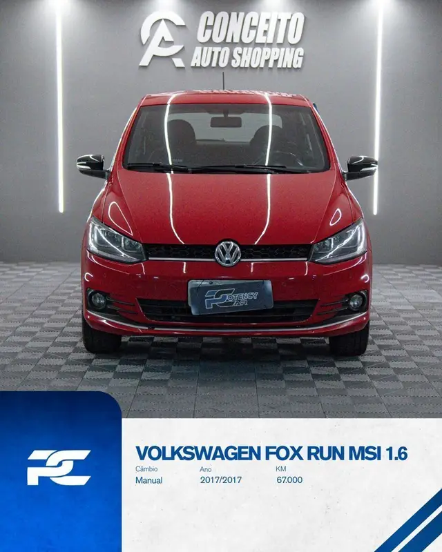 Carro Volkswagen Fox 2017 1.6 MSI Run (Flex)