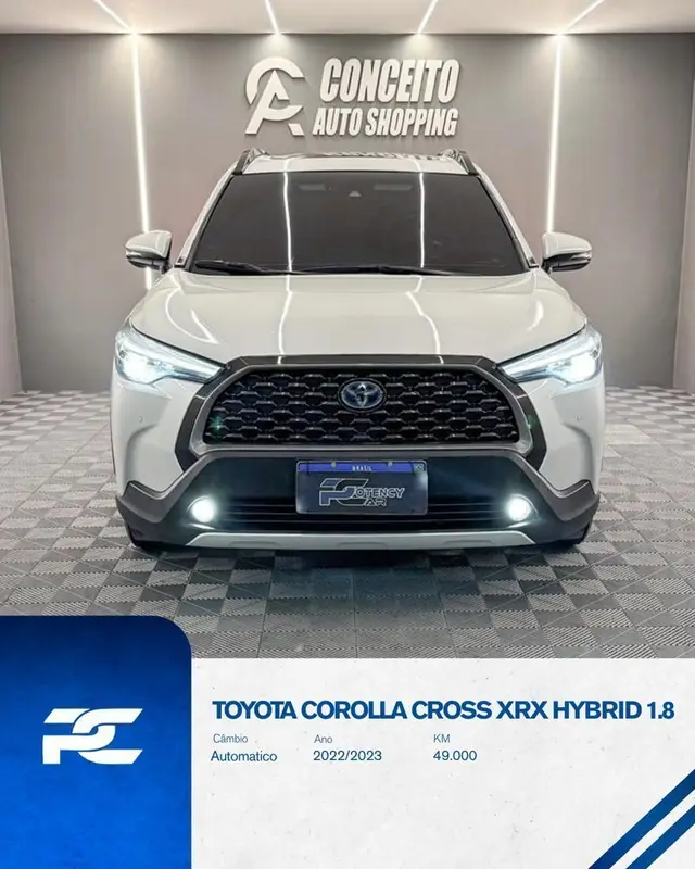 Carro Toyota Corolla Cross 2023 XRX Hybrid 1.8 (flex) (Aut)