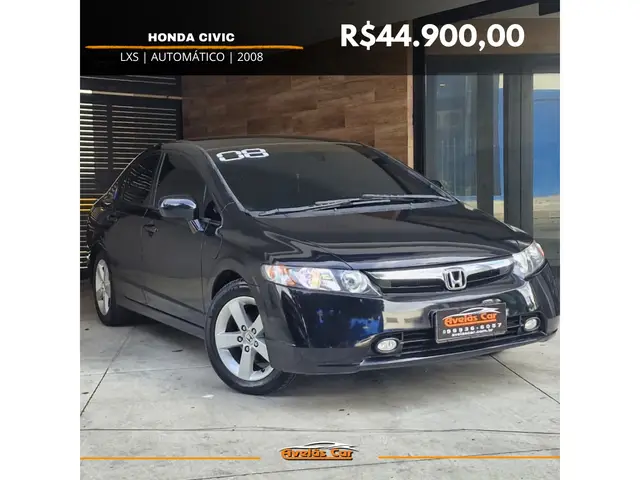 Carro Honda Civic 2008 New  LXS 1.8 16V (Aut) (Flex)