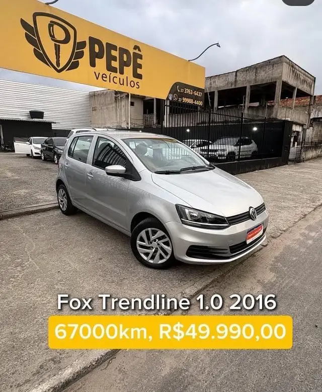 Carro Volkswagen Fox 2016 1.0 MPI Trendline (Flex)