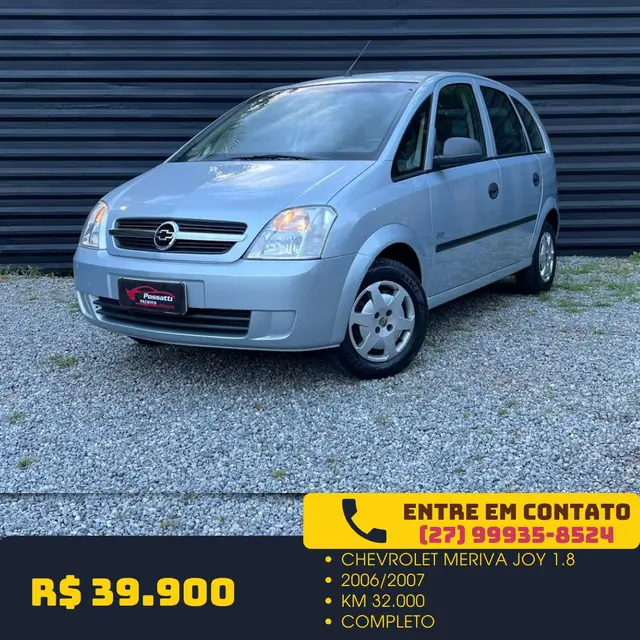 Carro Chevrolet Meriva 2007 Joy 1.8 (Flex)