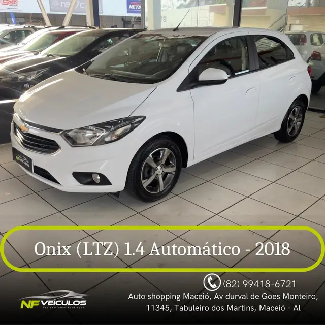Carro Chevrolet Onix 2018 1.4 LTZ SPE/4 (Aut)