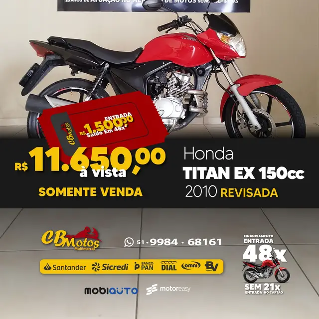 Moto Honda CG 150 2010 Titan EX Mix