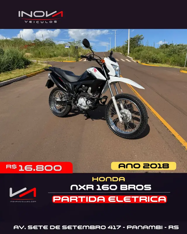 Moto Honda NXR 160 2018 Bros