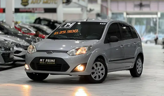 Carro Ford Fiesta Hatch 2014 SE 1.0 RoCam (Flex)