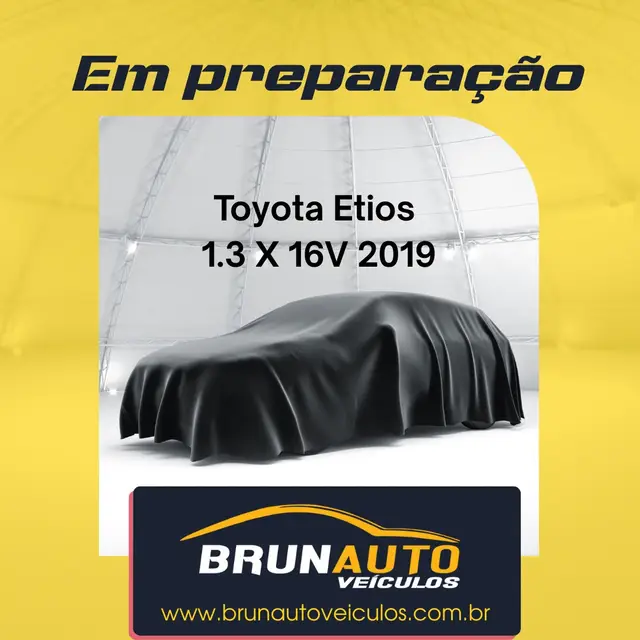 Carro Toyota Etios 2019 X 1.3 (Flex)