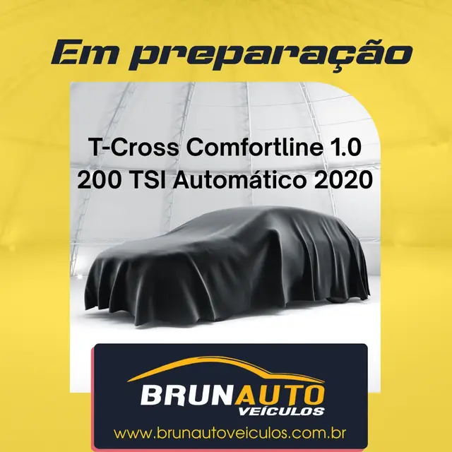 Carro Volkswagen T-Cross 2020 1.0 200 TSI Comfortline (Aut) (Flex)