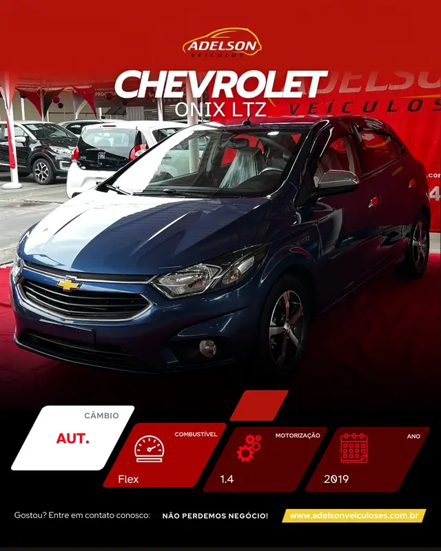 Carro Chevrolet Onix 2019 1.4 LTZ SPE/4 (Aut)