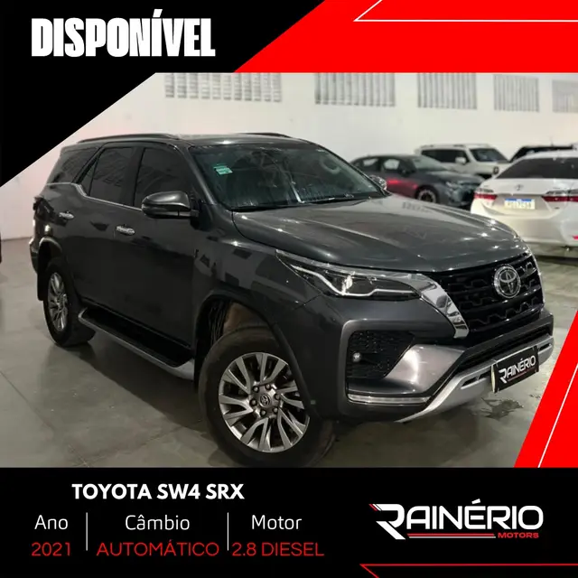 Carro Toyota SW4 2021 SRX 2.8 turbodiesel 7L 4x4 (Aut)