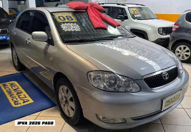 Carro Toyota Corolla 2008 Sedan XEi 1.8 16V (flex)