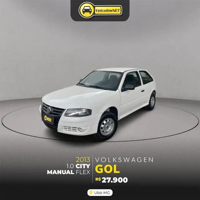 Carro Volkswagen Gol 2013 1.0 8V (G4)(Flex)2p