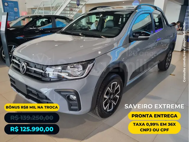 Carro Volkswagen Saveiro 2026 Extreme CD 1.6