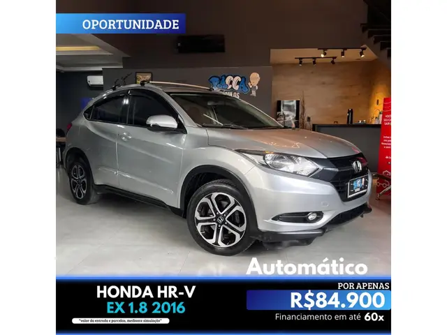 Carro Honda HR-V 2016 EX CVT 1.8 I-VTEC FlexOne