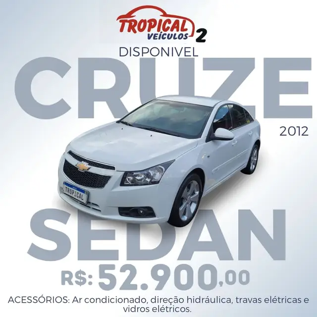Carro Chevrolet Cruze 2012 LT 1.8 16V Ecotec (Flex)