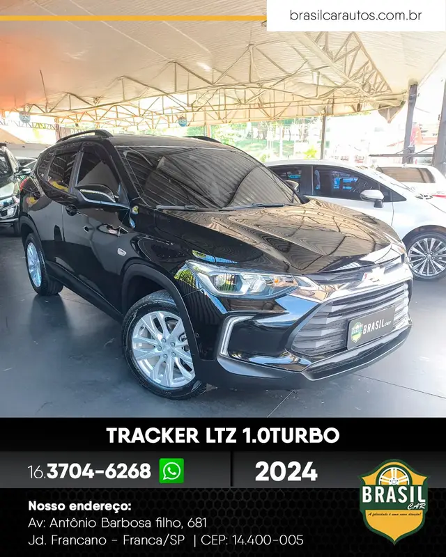 Carro Chevrolet Tracker 2024 LTZ 1.0 Turbo (Aut.)
