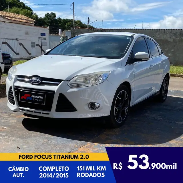Carro Ford Focus Sedan 2015 Titanium Plus 2.0 16V PowerShift (Aut)