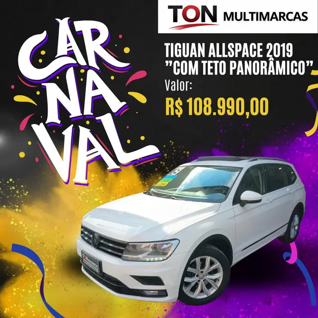 Carro Volkswagen Tiguan 2019 1.4 250 TSI Allspace Comfortline