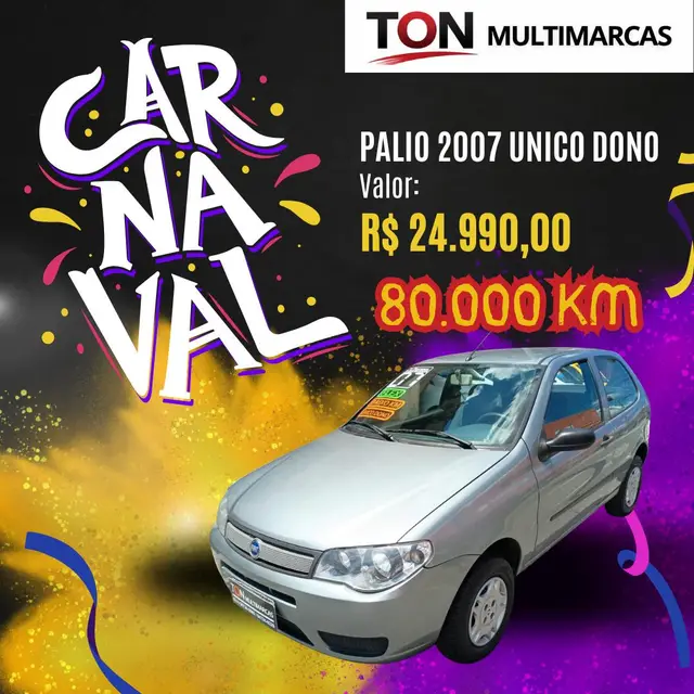 Carro Fiat Palio 2007 Fire 1.0 8V (Flex) 2P