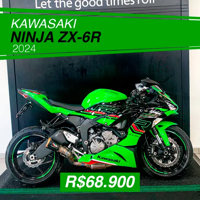 Moto Kawasaki Ninja 2024 ZX-6R
