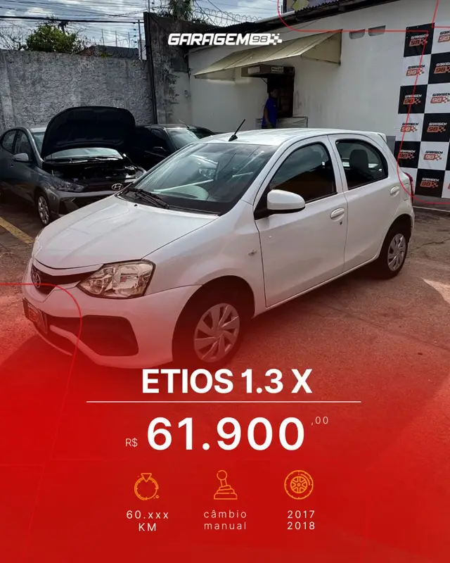 Carro Toyota Etios 2018 XLS 1.5 (Aut) (Flex)