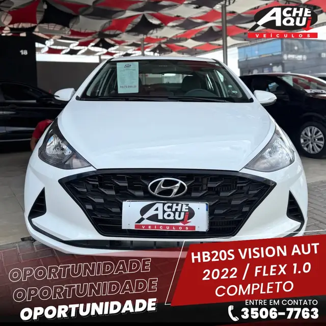 Carro Hyundai HB20 2022 1.0 Evolution Turbo (Aut) (Flex)