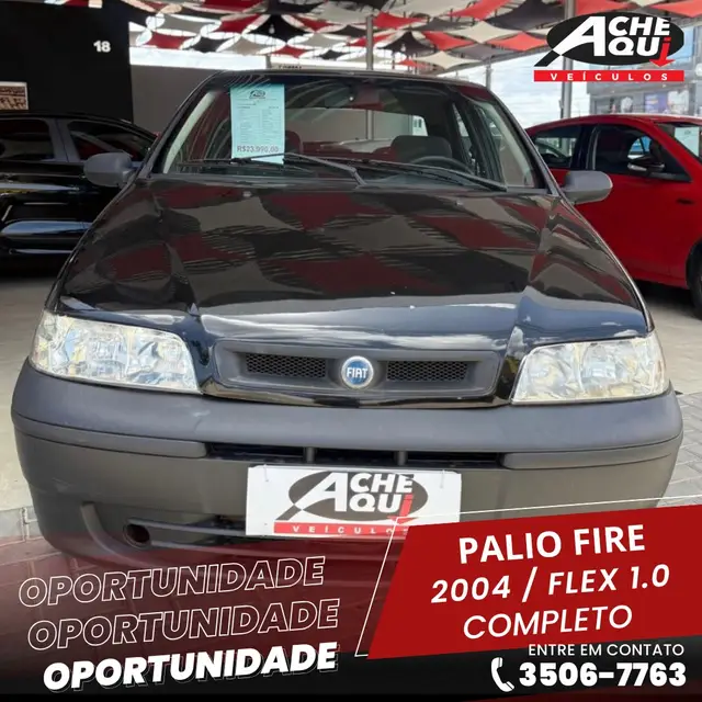 Carro Fiat Palio 2004 Fire 1.0 8V