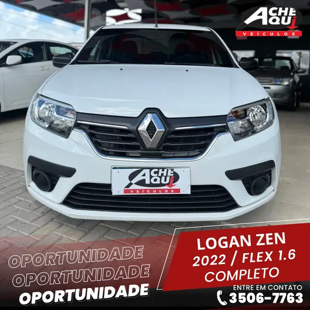 Carro Renault Logan 2022 Zen 1.6 16V SCe (Flex)