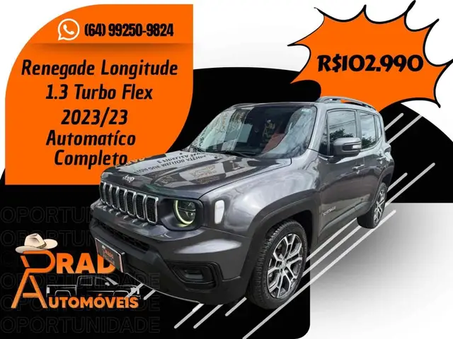 Carro Jeep Renegade 2023 Longitude T270 1.3 Turbo 4x2