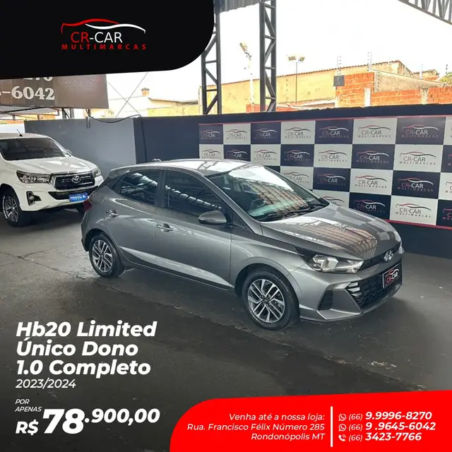 Carro Hyundai HB20 2024 Limited 1.0