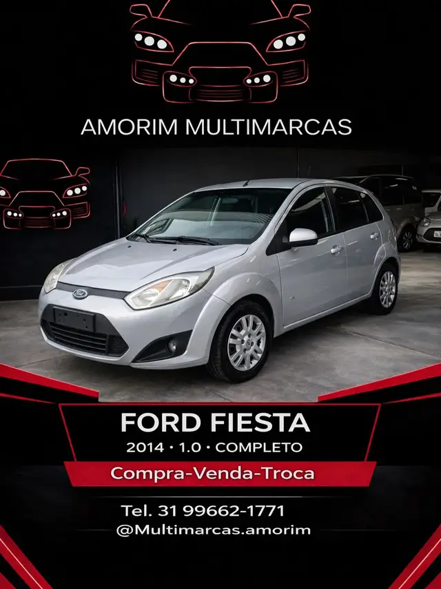 Carro Ford Fiesta Hatch 2014 S Rocam 1.0 (Flex)