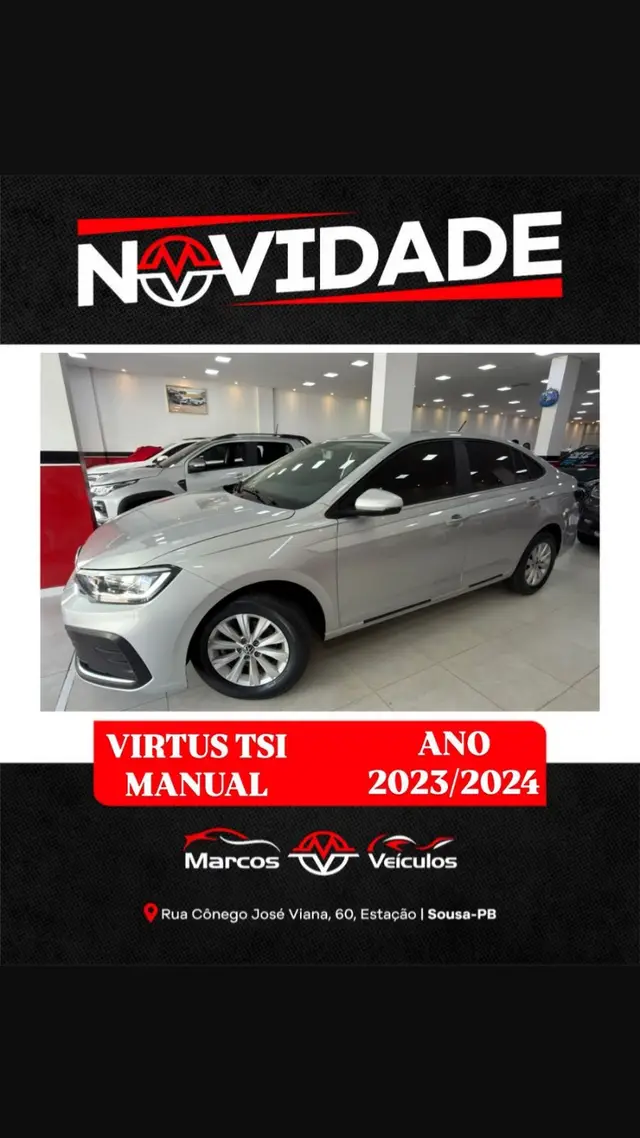 Carro Volkswagen Virtus 2024 TSI 1.0