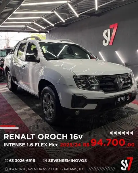 Carro Renault Oroch 2024 Intense 1.6 (Flex)