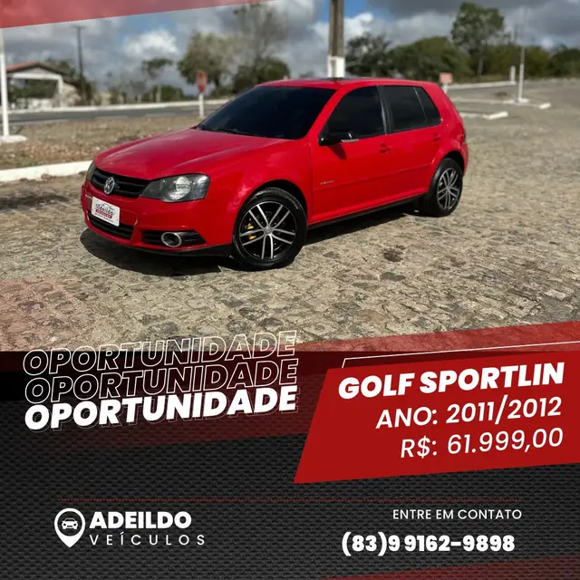 Carro Volkswagen Golf 2012 Sportline 1.6 (Flex)