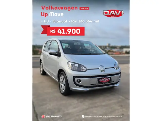 Carro Volkswagen Up! 2015 1.0 12v E-Flex move up! I-Motion 4p