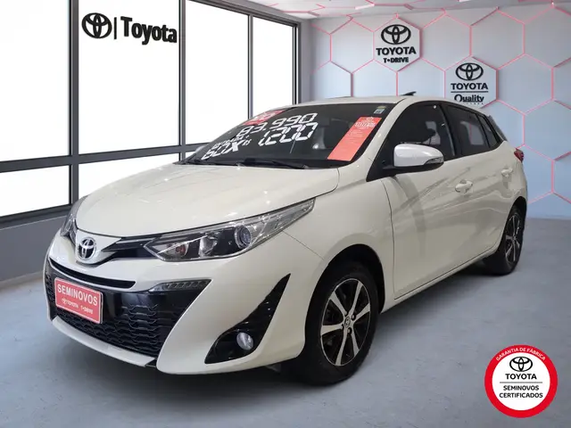 Carro Toyota Yaris 2020 1.5 XLS Connect CVT (Flex)