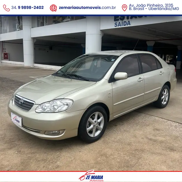 Carro Toyota Corolla 2005 Sedan XLi 1.6 16V