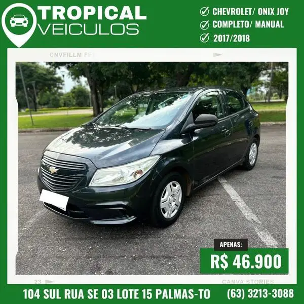 Carro Chevrolet Onix 2018 1.0 Joy SPE/4