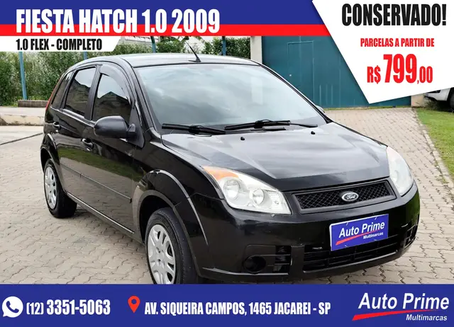 Carro Ford Fiesta Hatch 2009 Fly 1.0 (Flex)