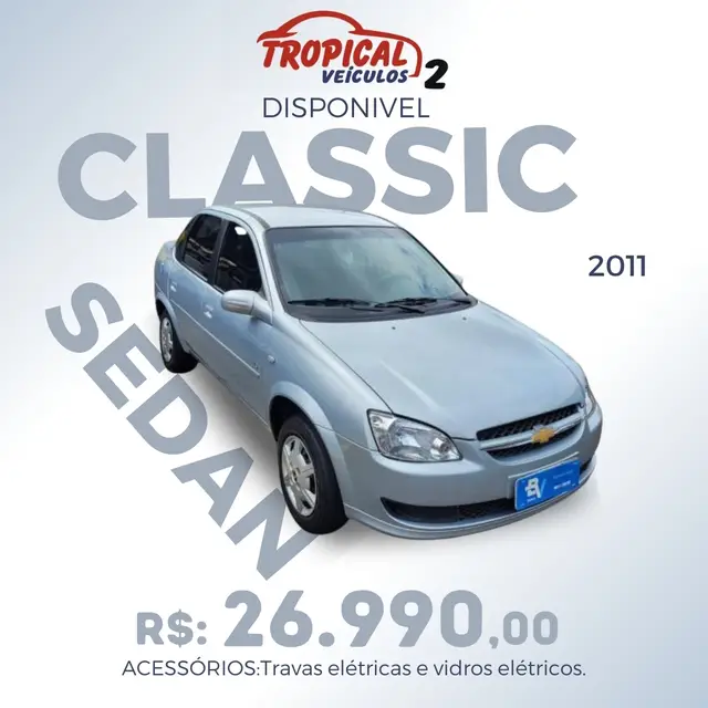 Carro Chevrolet Classic 2011 1.0 VHC (Flex)