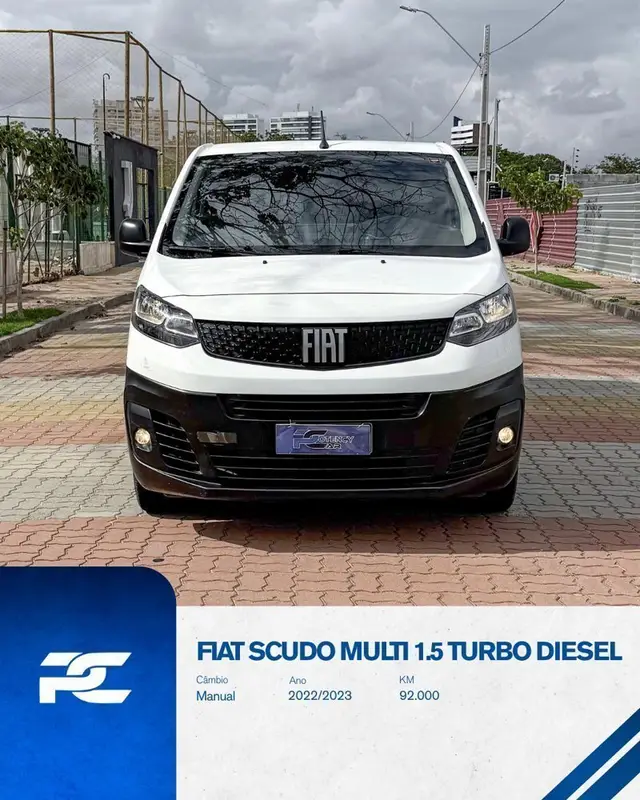 Carro Fiat Scudo 2023 Multi 1.5 Diesel