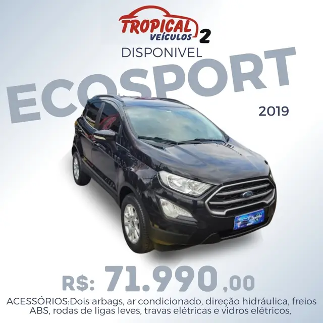 Carro Ford EcoSport 2019 SE 1.5 (Flex)