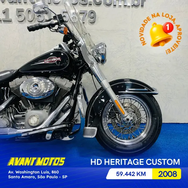 Moto Harley-Davidson Heritage 2008 Softail Classic