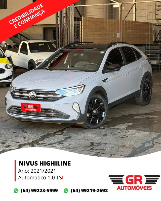 Carro Volkswagen Nivus 2021 Highline 1.0 Turbo (Aut.)
