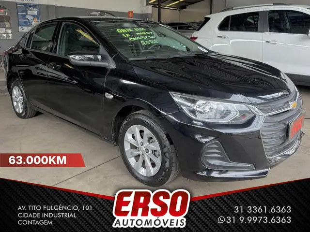 Carro Chevrolet Onix Plus 2021 1.0 LT (Flex)