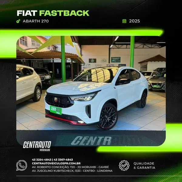 Carro Fiat Fastback 2025 Abarth