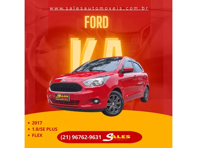Carro Ford Ka 2017 1.0 SE Plus (Flex)