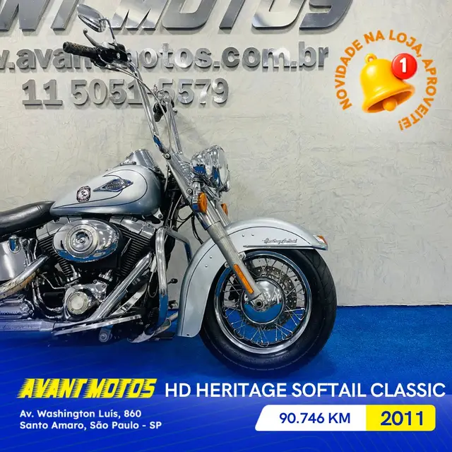 Moto Harley-Davidson Softail 2011 Heritage Classic